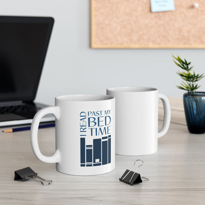 Ceramic Mug – "I Read Past My Bedtime"